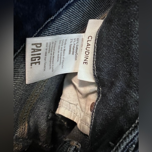 PAIGE Claudine 28 Seamed Raw Hem‎ Jeans- Sketchbook EUC - Picture 9 of 16